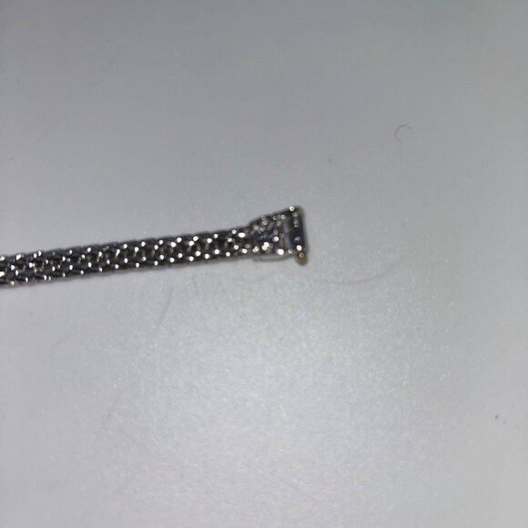 John Medeiros Double-Strand Rhodium-Plated Bracelet Amethyst Gold-Tone Accent - Picture 11 of 15